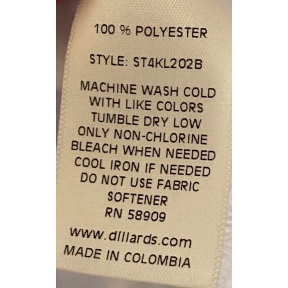 First Wave Shirt by Dillard's Boys Size 18-20 w/Bass Logo 100% Polyester - Picture 4 of 7